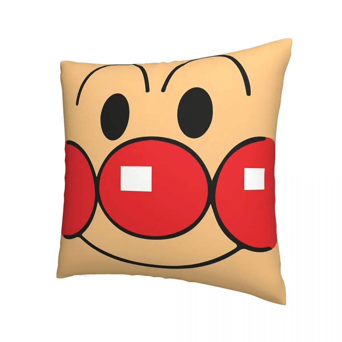 Anpanman Polyester Cushion Cover Art For Home Garden Decorative Kawaii