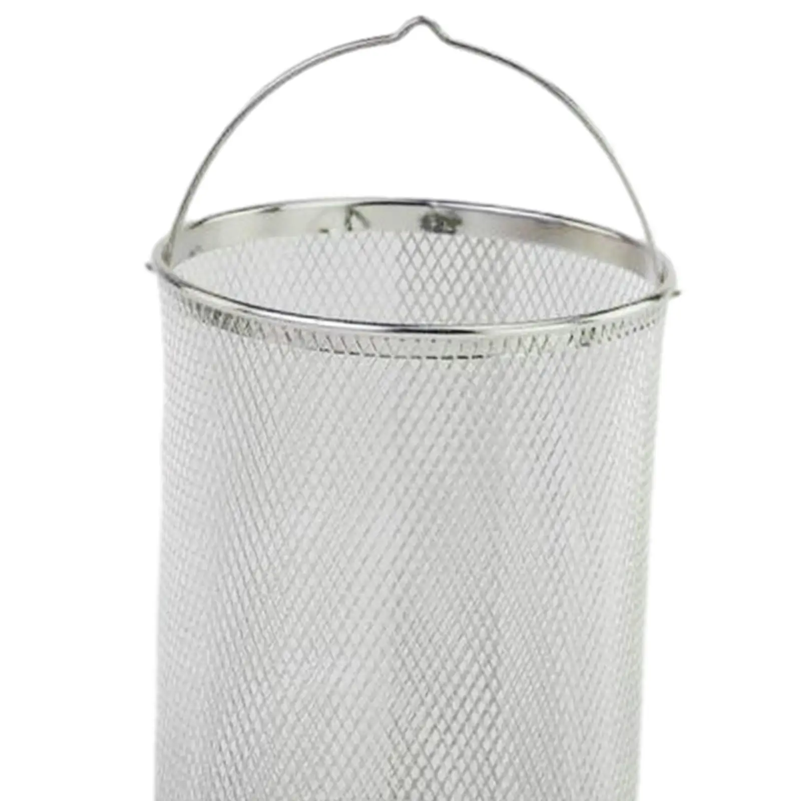 Stainless Steel Fry Basket Kitchen Pasta Strainer Round Mesh Vegetable Fruit Filter Basket for Pasta Frying Cooking