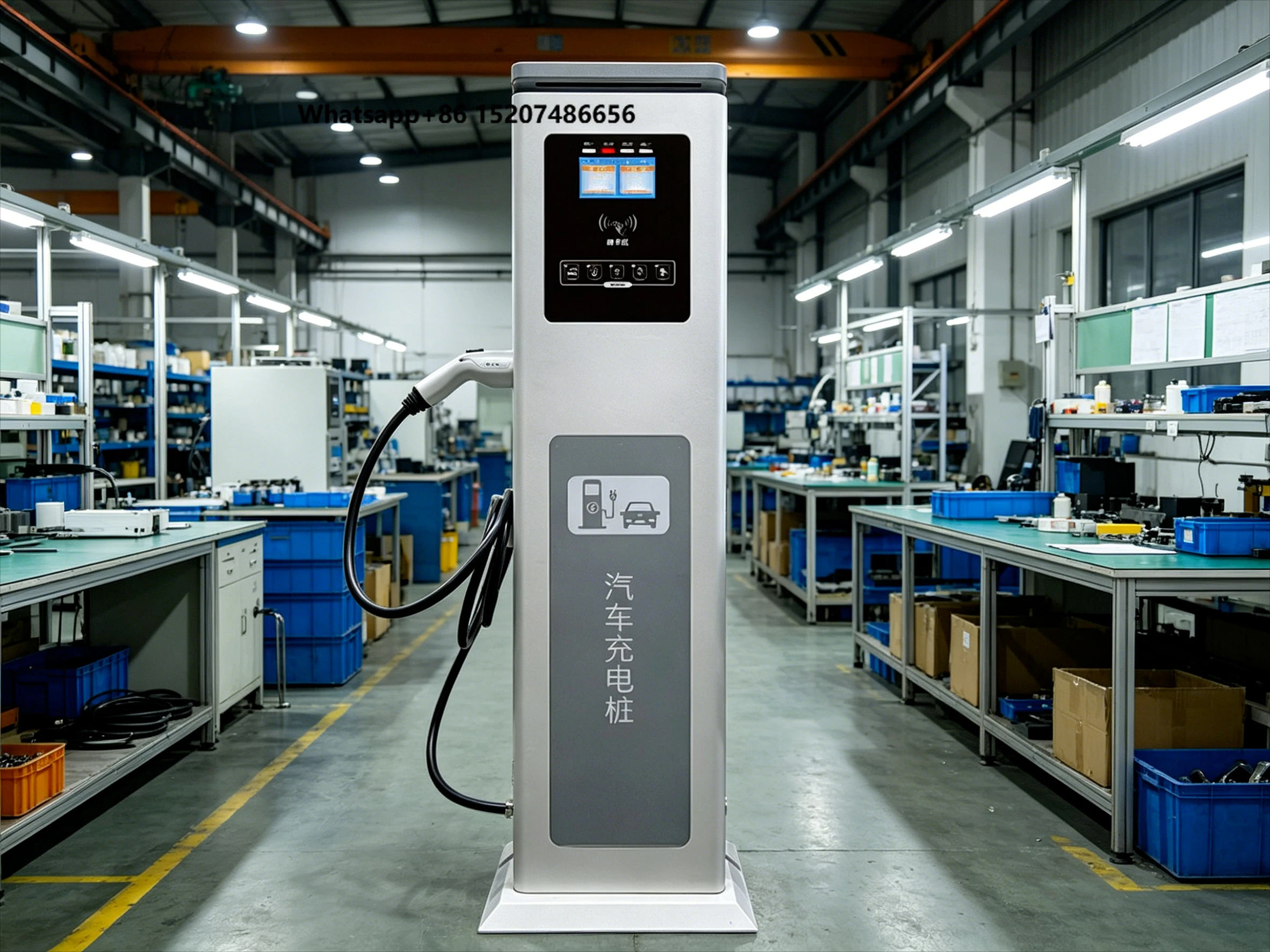 Charging Pile, Intelligent DC Charger Support Plug and Charge Multi-Layer Safe Protection System