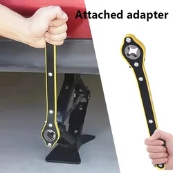 Universal Car Wheel Hand Crank Ratchet Wrenches Garage Tire Wheel Handle Phillips Wrench Car Labor-Saving Jack Tire Repair Tool