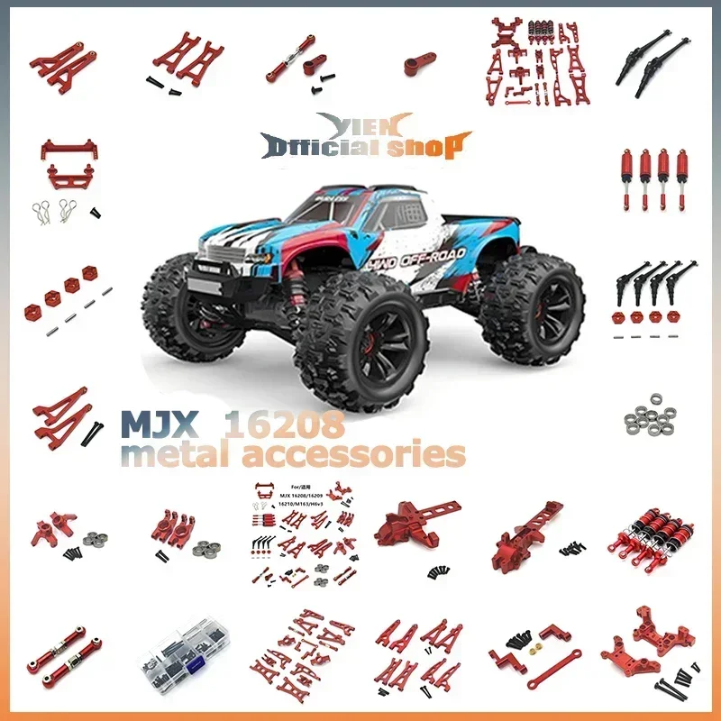 

MJX Hyper Go H16 16207 16208 16209 16210 14301 4 шт. металлический 12 мм шестигранный адаптер ступицы колеса обновленные детали для радиоуправляемых автомобилей аксессуары