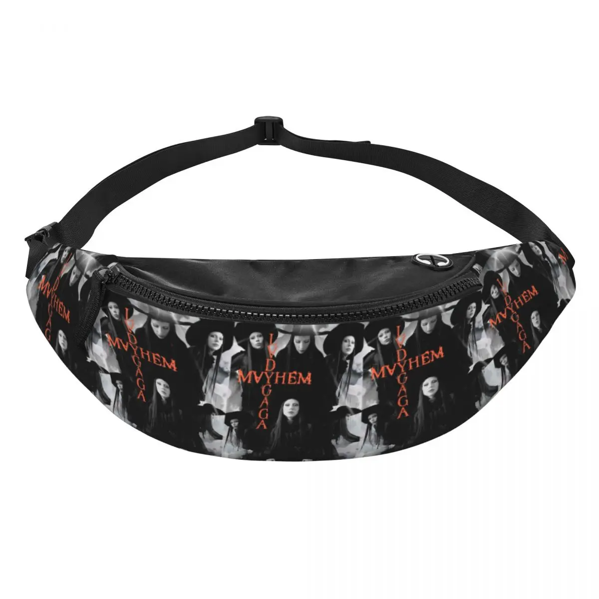 

Lady Gaga Mayhem Album Fanny Pack Men Women Crossbody Adjustable Waist Bag Travel Running Phone Pouch