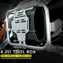 NEW Side Tool Box FOR APRILIA TUAREG 660 Tool Box  Waterproof  Side  Decorative Toolbox Side First-aid/ Breakdown kit Toolbox