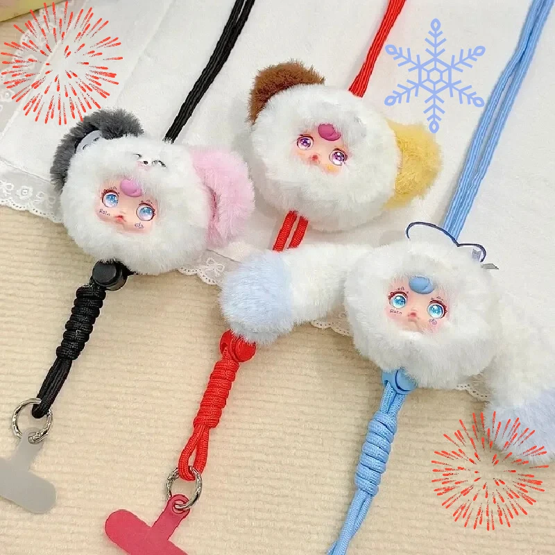 

Новый Yumi Snout медленного времени мобильная веревка слепая коробка игрушка телефон веревка плюшевая милая маленькая кукла-кролик кулон брелок загадочная девушка подарки