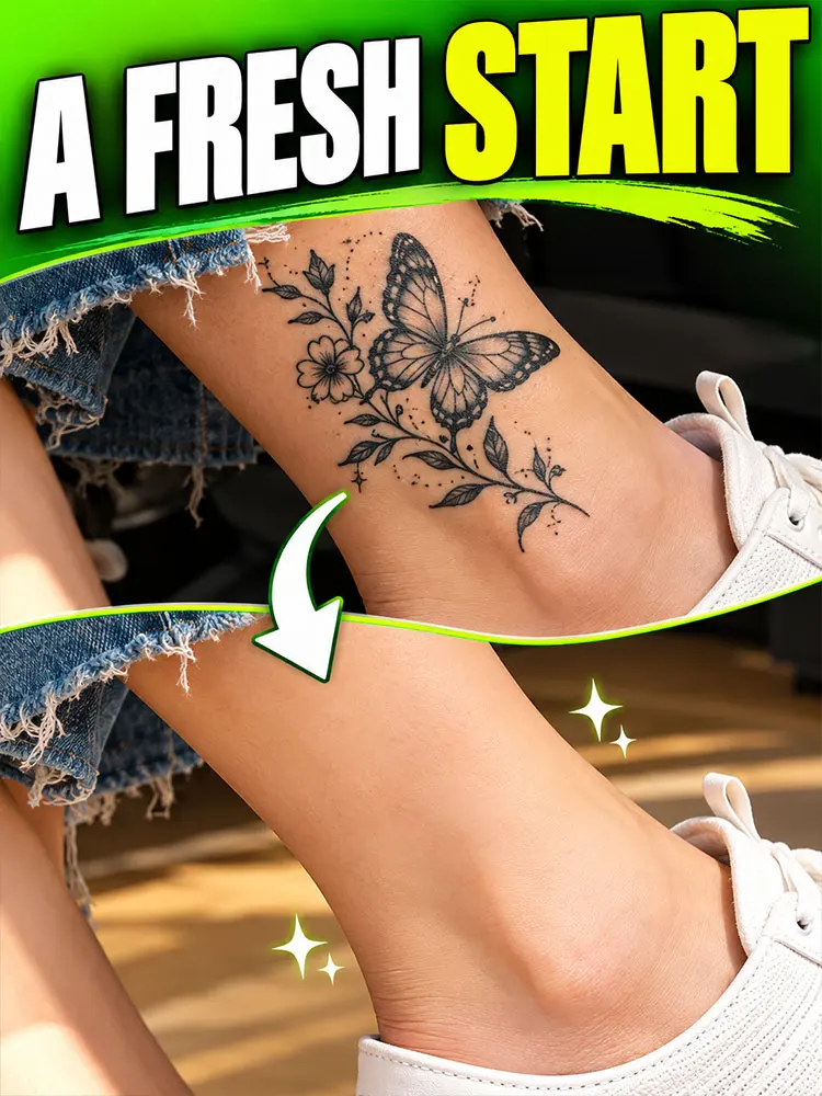 Tattoo Removal Cream Body Skin Care for Large and Small Tattoo Areas Easy Daily Home Use