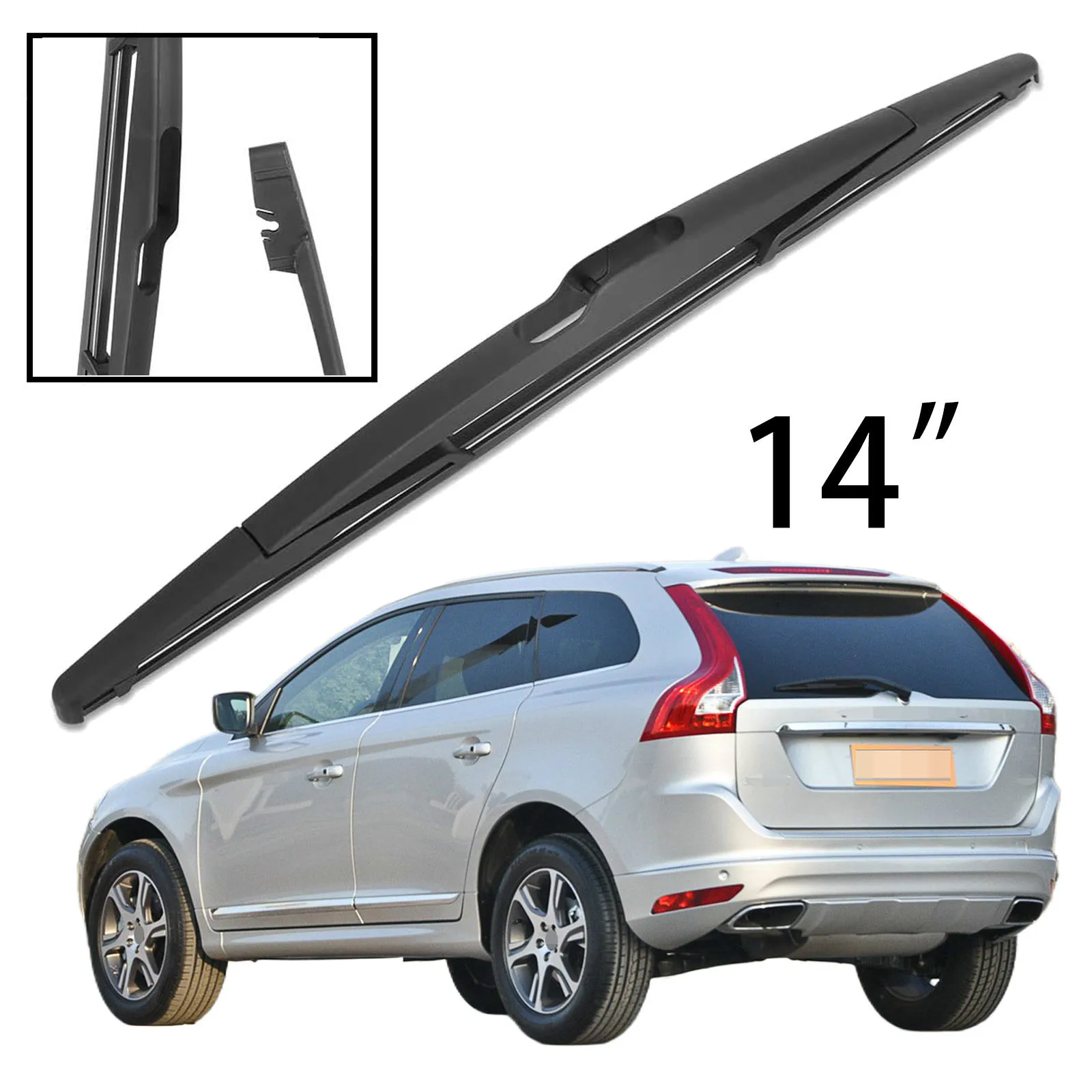 リアワイパー 14インチ ボルボ XC60 MK1 2012-2017用