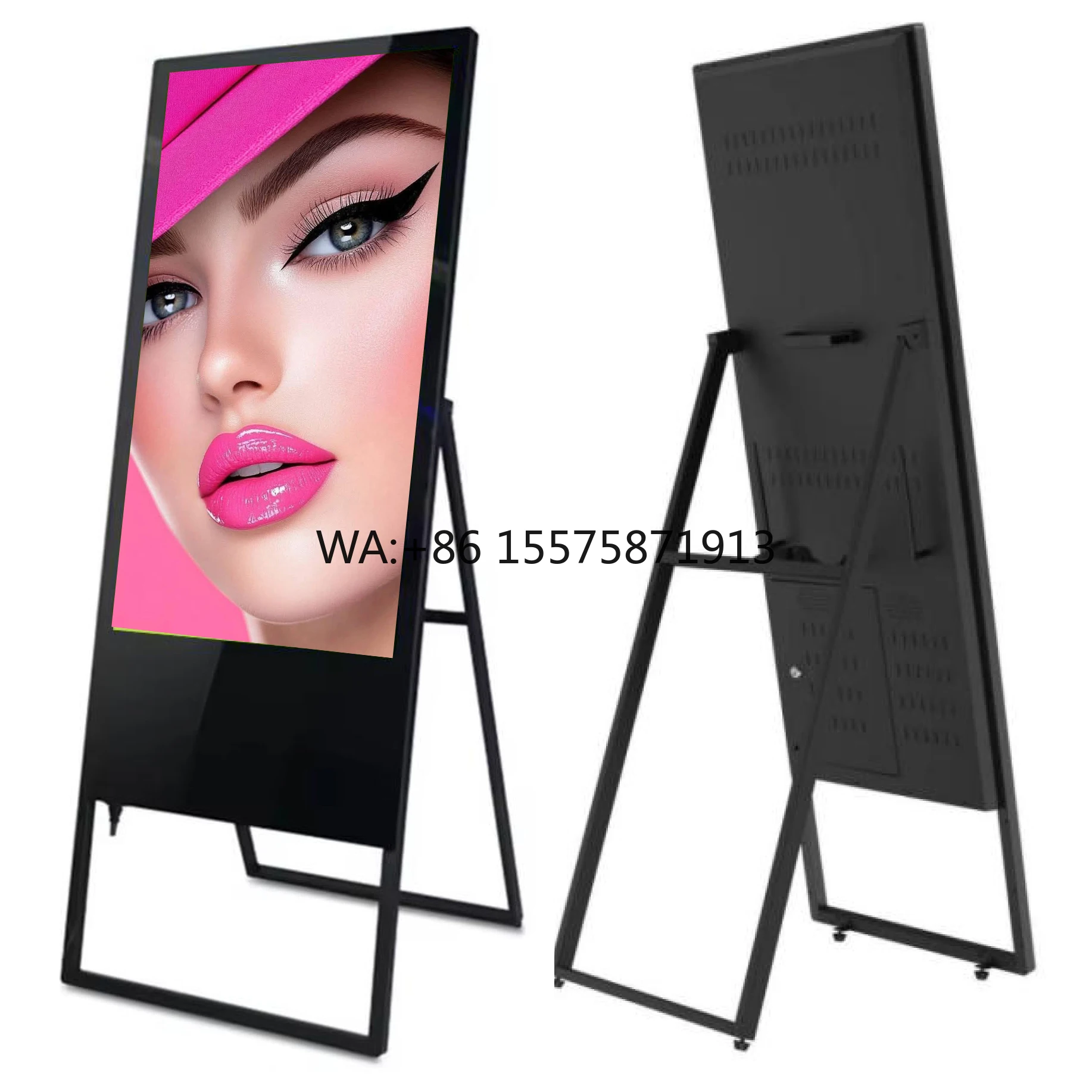 

32-дюймовый 43-дюймовый 49-дюймовый рекламный экран ЖК-дисплей Портативный киоск Android Плакат с цифровыми вывесками