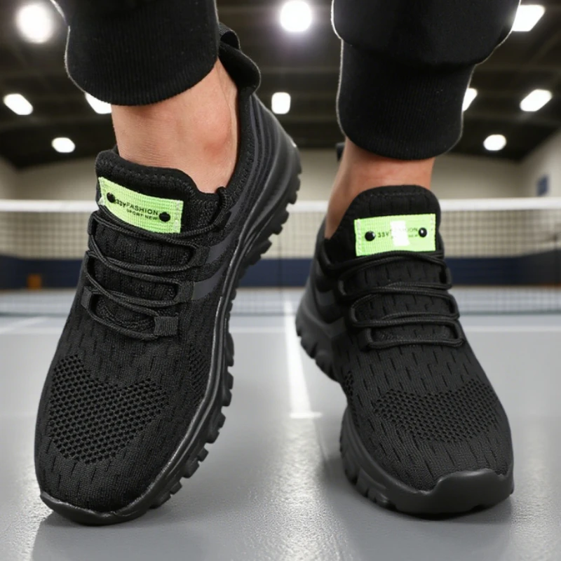 أحذية رجالية محبوكة خفيفة الوزن مريحة طوال اليوم، أحذية مشي ممتازة مناسبة للارتداء اليومي وأحذية المشي لمسافات طويلة