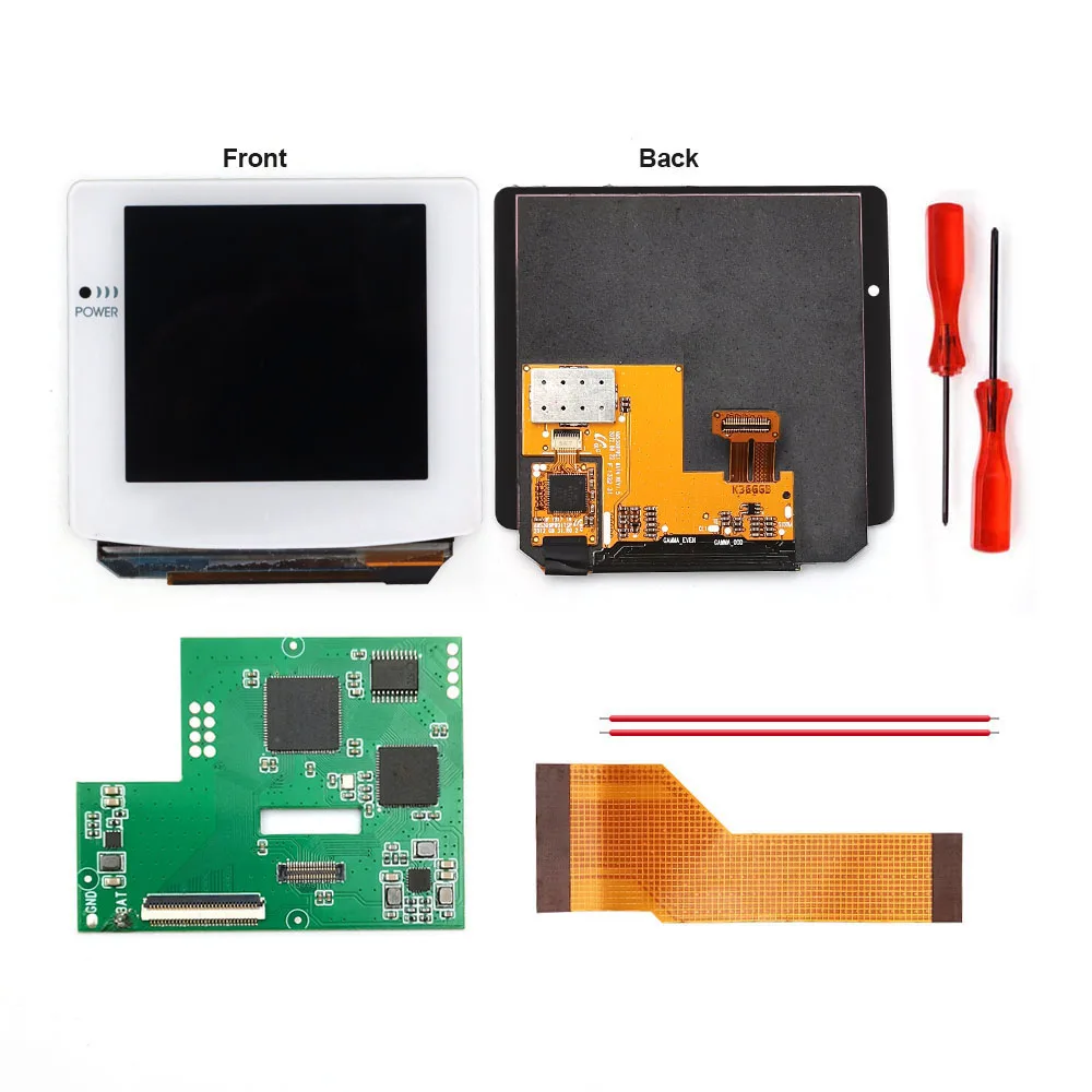 HISPEEDIDO GBC OLED AMOLED 라미네이트 터치 스크린 OSD 레트로 픽셀 키트 게임보이 컬러 콘솔 디스플레이 FRM 온/오프용