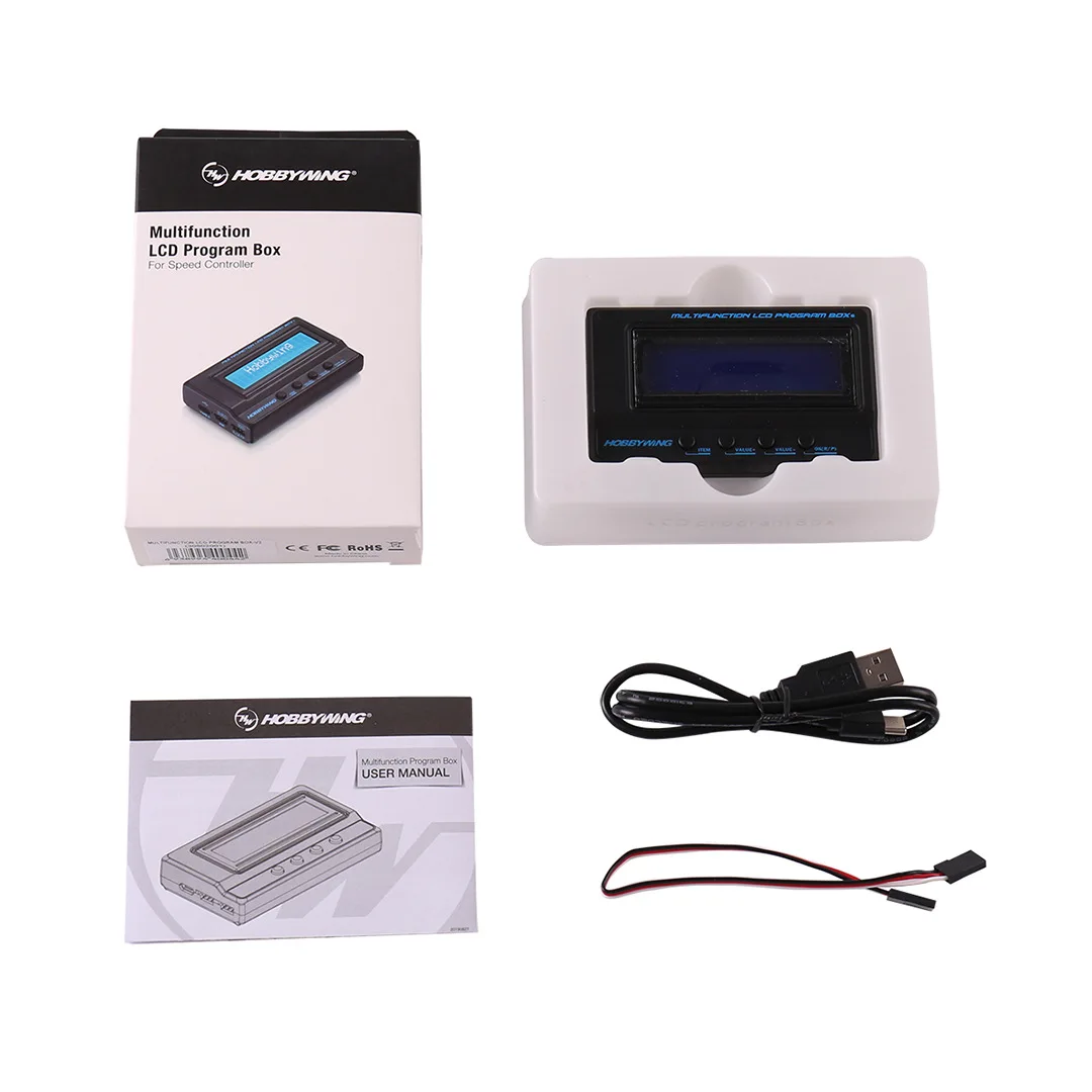 Model Aircraft Electric Modulation LCD Programming Setting Box 3 in 1 Multi-Function Setting Card Programming Card