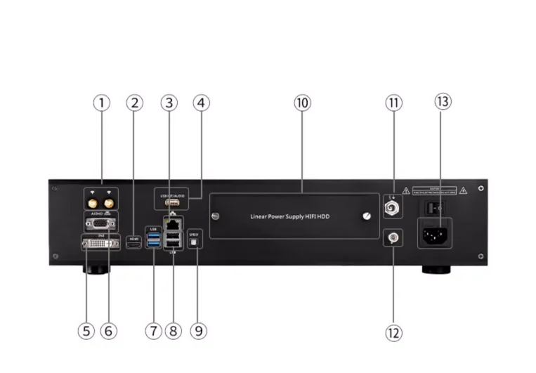 SOUNDAWARE AMC D1 roon servidor de música 4k pc reproductor de red hifi tocadiscos tidal