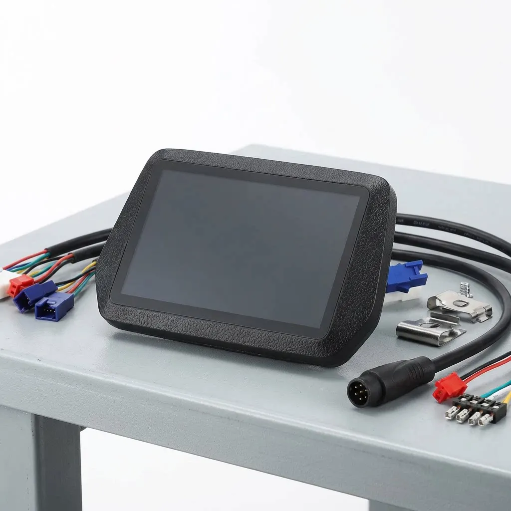 

E-bike LCD Display Electric Bike Control Panel Replacement Electric Bicycle Scooter Parts Accessories