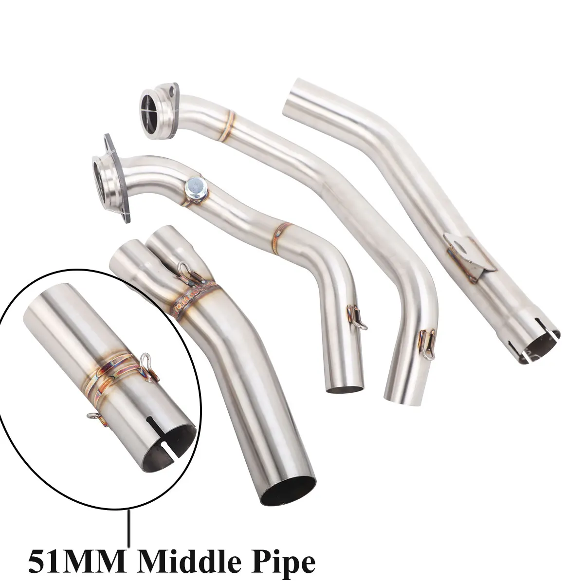 51MM Header For Honda CRF1100L Africa Twin Adventure 1100 2020-2025 Motorcycle Exhaust Front Link Pipe Escape Muffler