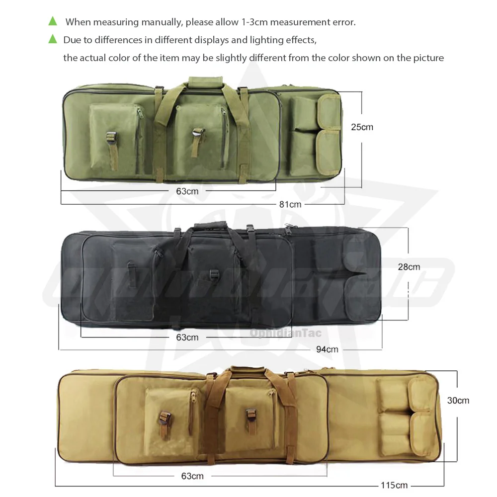 Outdoor sports shooting backpack Gun bag Hunting accessories Airsoft Sniper rifle gun case Nylon Molle bag image 6