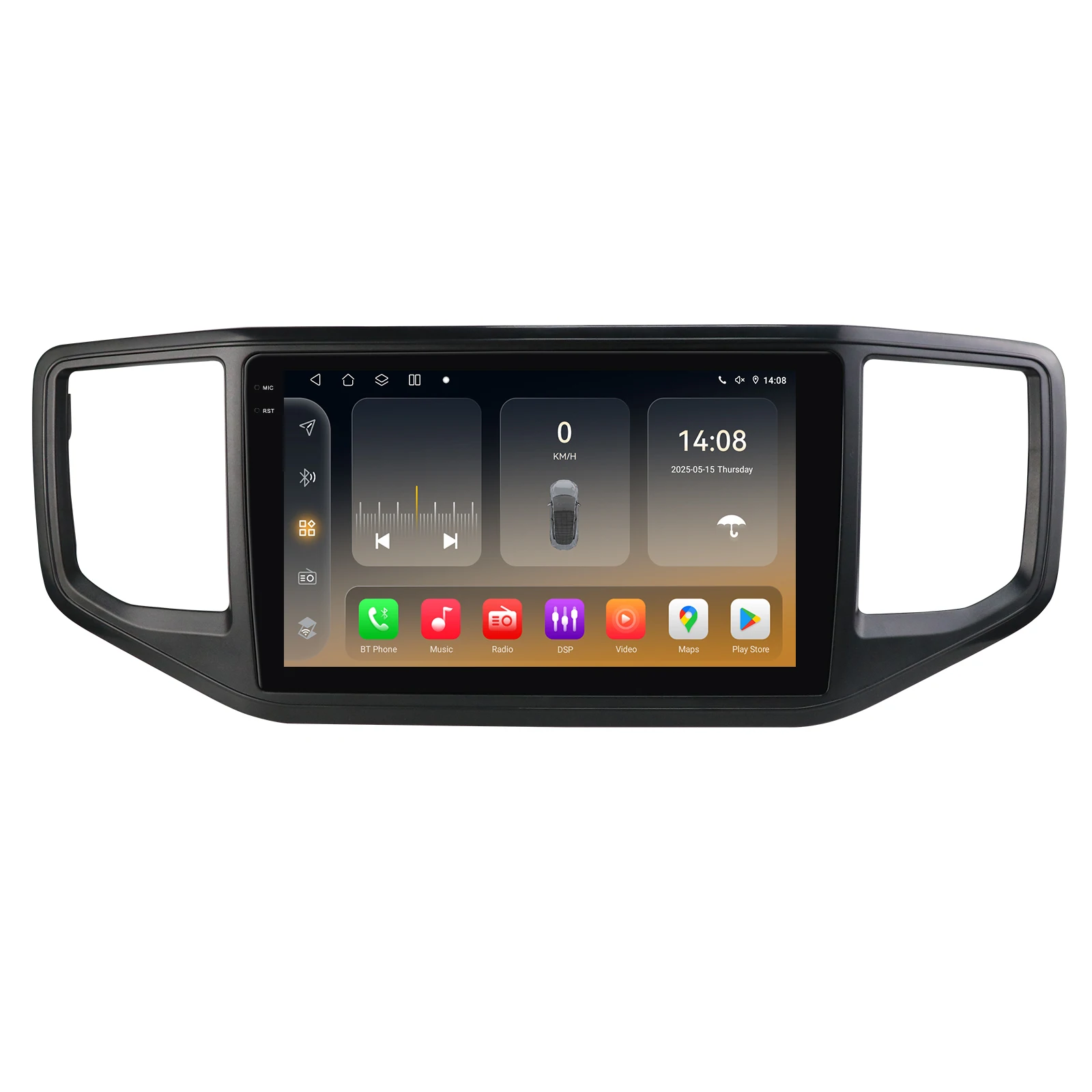 9"2DIN Carplay Android14 Autoradio für Vw Amarok 2017 2018 2019 2020 2021 Multimedia von Snapdragon 6115 Autoradio 360 Cam Bildschirm