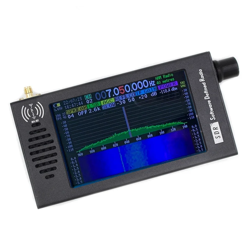 Portable SDR Digital Demodulation Radio FM/AM/MW/SW/AIR-Band DSP Receiver Shortwave FM SDR Radio Receiver_A02I