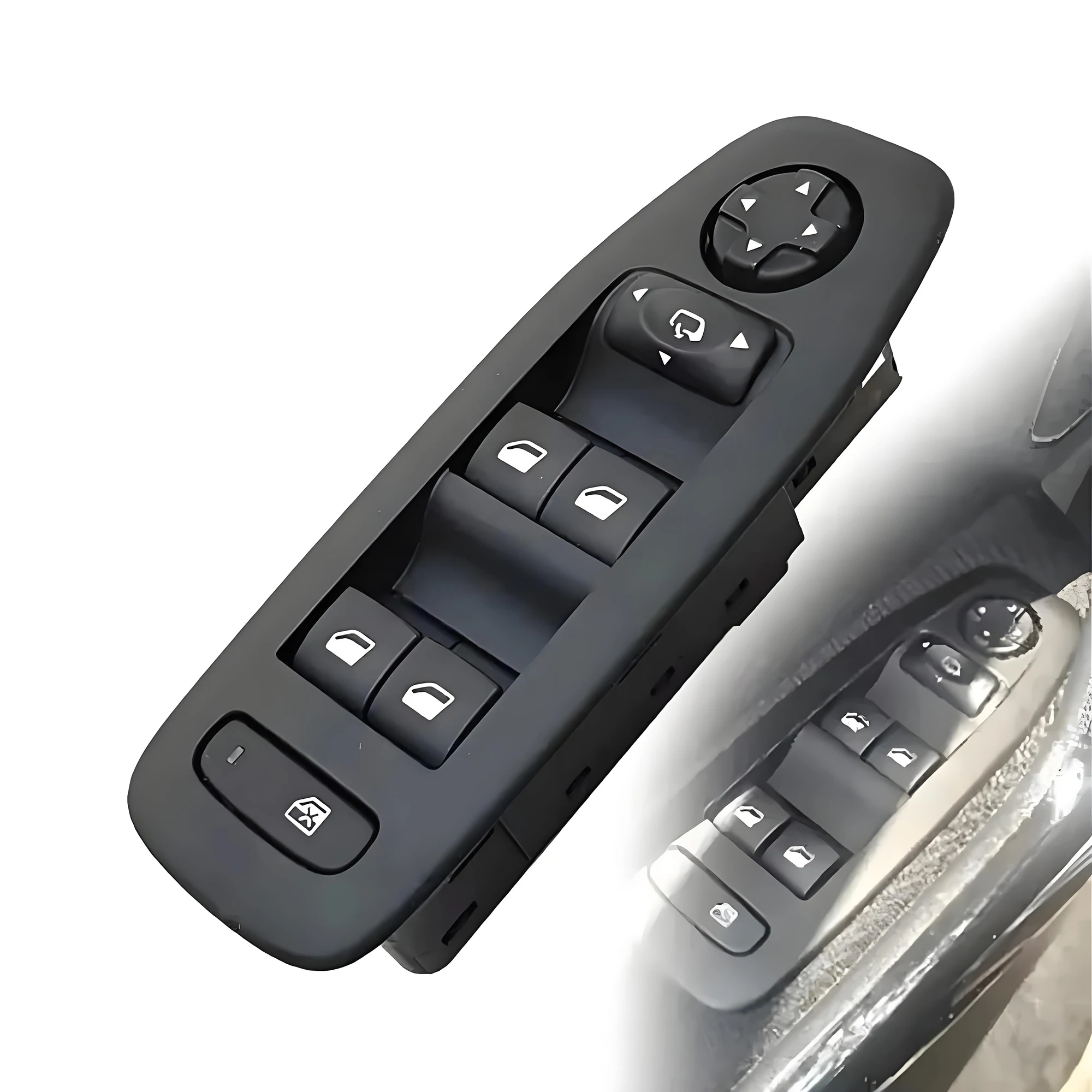 

96749624ZD For Peugeot 208 2008 Hatchback 2013 2014 2015 2016 2017 2018 2019,Left Driver Side Master Power Window Control Switch
