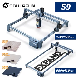 SCULPFUN S9 90W Effect Laser Engraving Machine Ultra-thin Laser Acrylic wood stainless steel Engraver Cut Machine 420/915x410mm