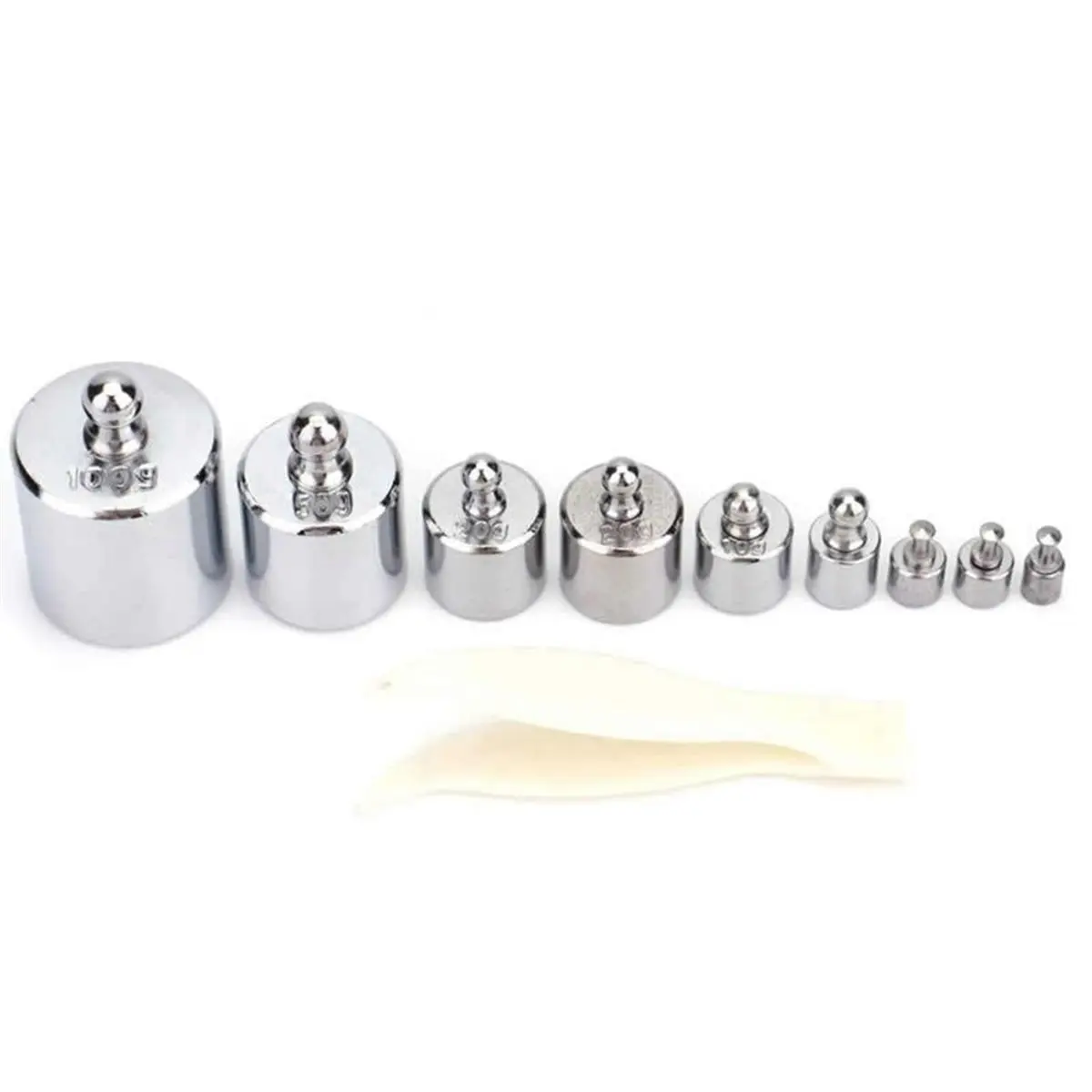

Budget-Friendly-Pocket Scale 1KG 1010g Calibration Weight Set 1/2/5/10/20/50/100/200/500g for Precise Balancing