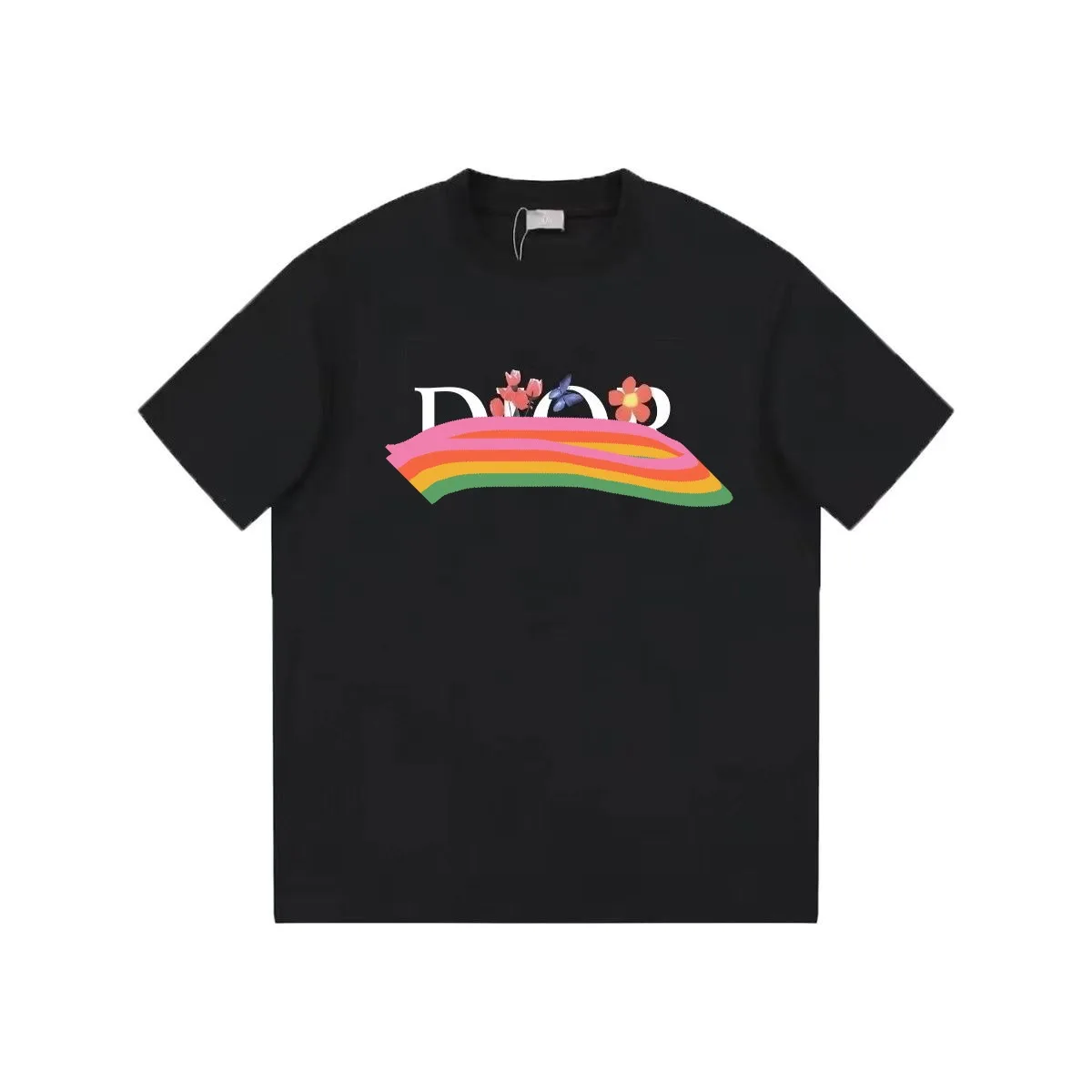 

New 2025 Pure Cotton Limited Round Neck Loose Summer Letter Printing Short Sleeves for Men and Women