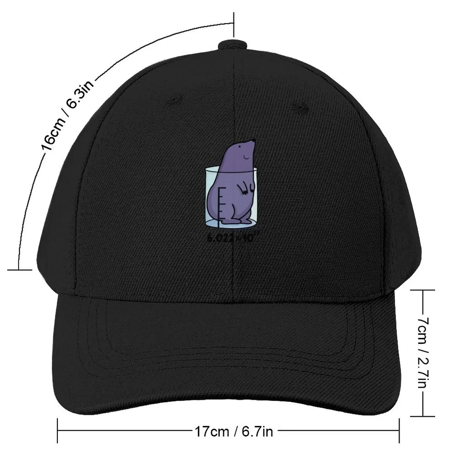 Chemistry Mole Funny Animal Puns Baseball Cap Luxury Brand black Golf Wear Men Golf Wear Women's