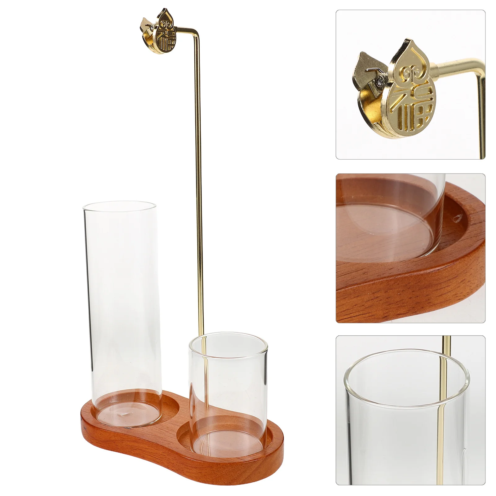 

Elegant Backflow Incense Burner Hanging Aromatherapy Incense Holder Stick Cone Tray for Home Spa Yoga Relaxation Decorative