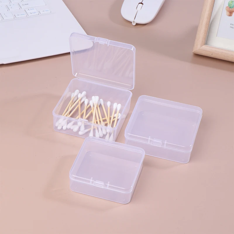 1PCS Dental Floss Holder Plastic Cotton Swabs Box Jewelry Case Portable Travel Medicine Box Makeup Tools