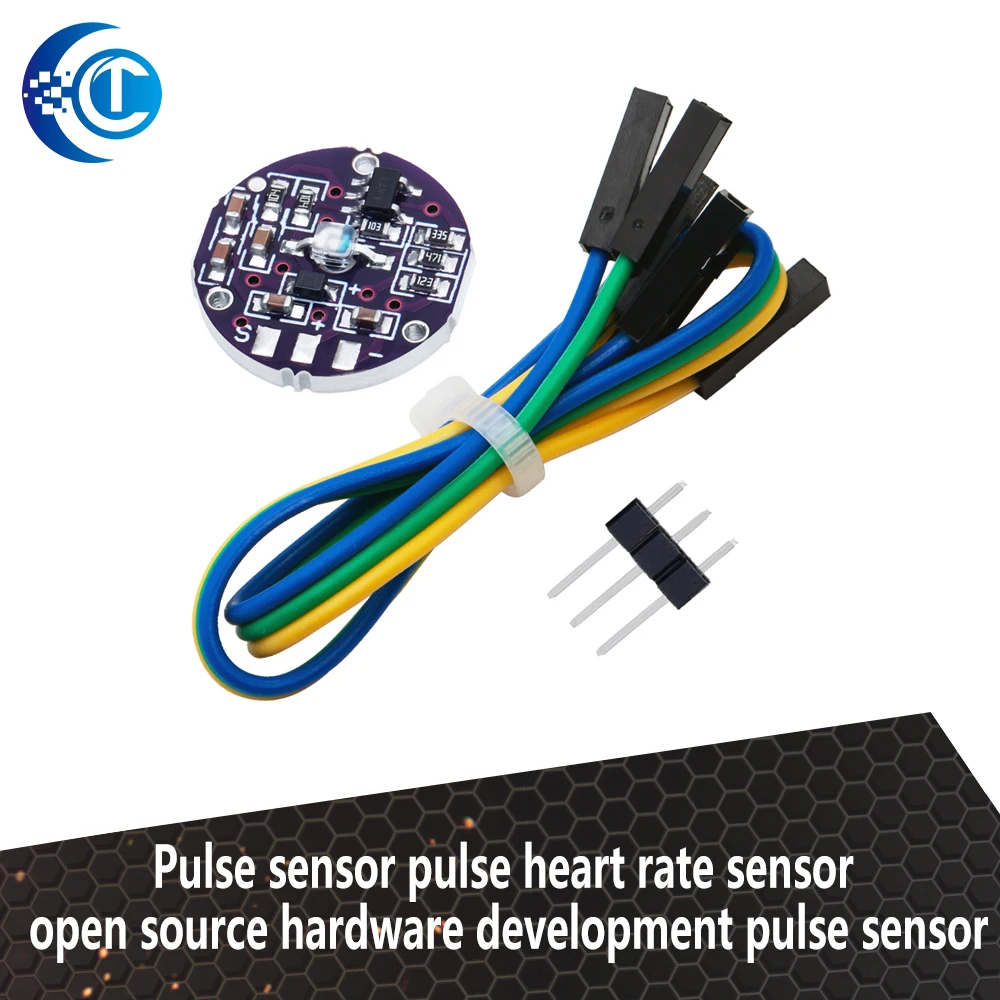 1PCS Pulse sensor pulse heart rate sensor for Arduino open source hardware development pulse sensor