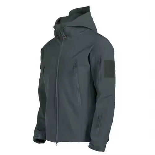 Military Shark Skin Soft Shell Jackets Men Tactical Windproof Waterproof jacket men Army Combat Jackets Mens Hooded Bomber Coats - Image 4