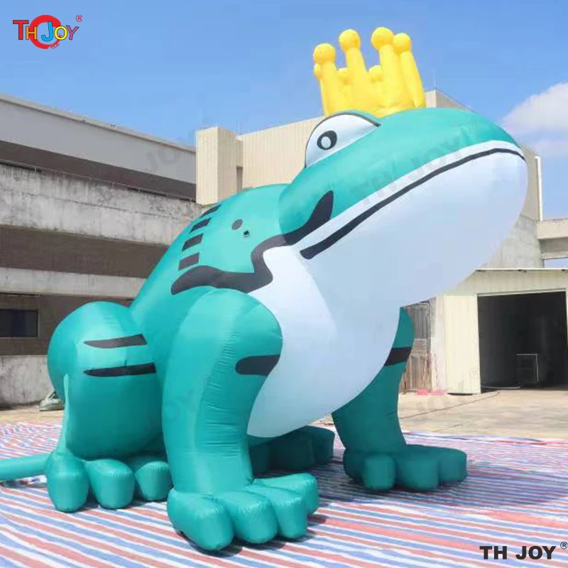 

Giant Animal Model Inflatable Frog Cartoon Pond Frog Balloon For Outdoor Event Show