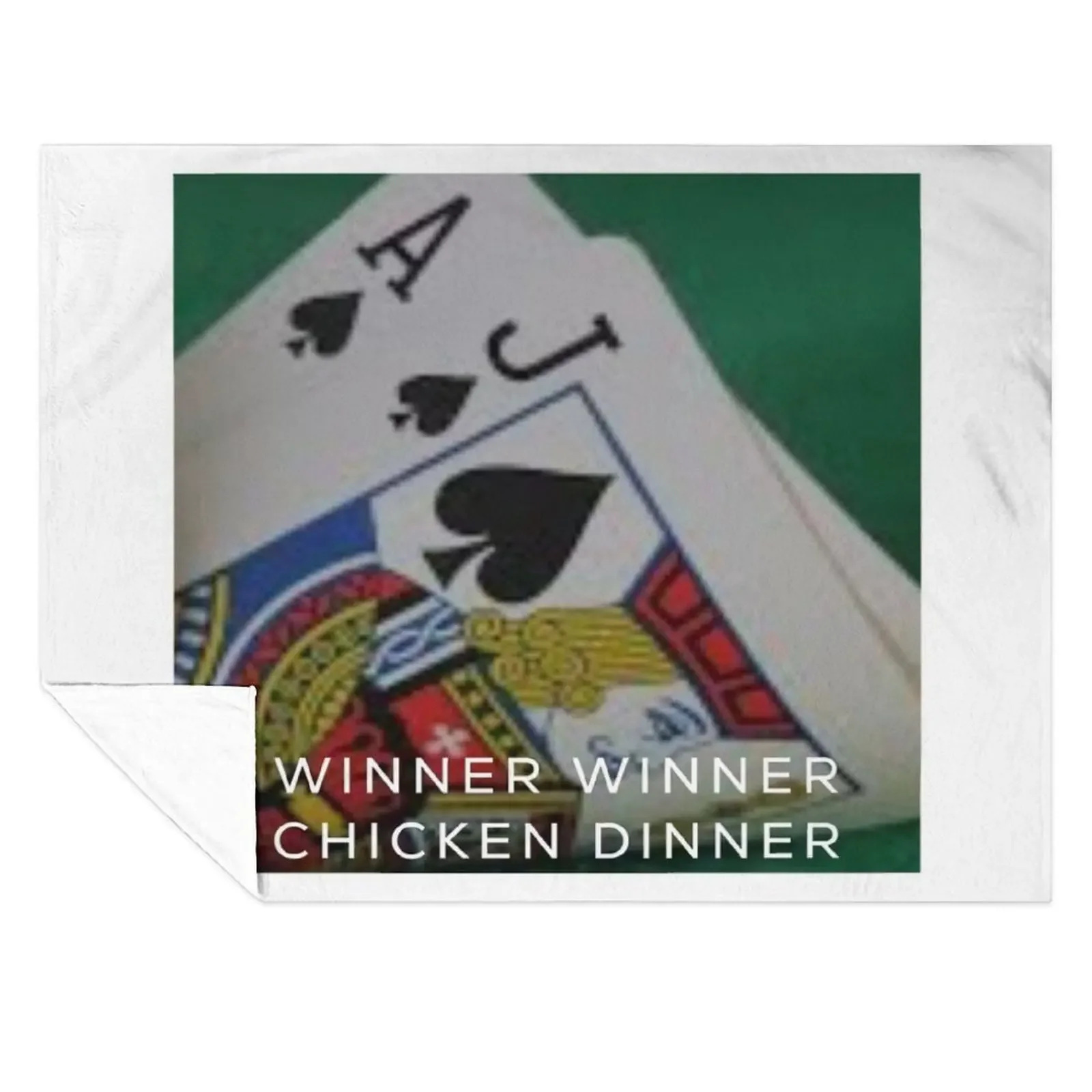 

Blackjack Winner Throw Blanket Vintage Travel Decorative Beds Personalized Gift Blankets
