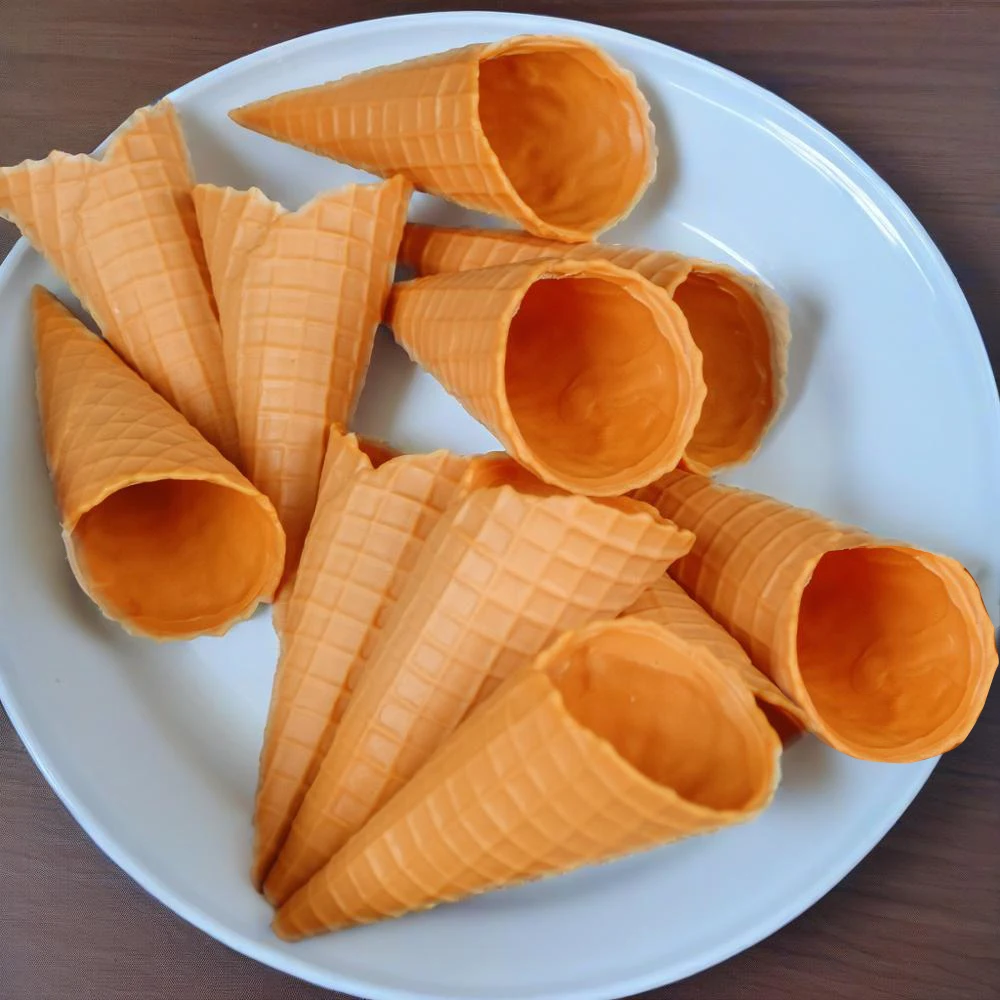 Modelo de cono de helado simulado, modelo de cono crujiente, helado realista, accesorios de fotografía de comida crujiente, práctica de tocar el helado