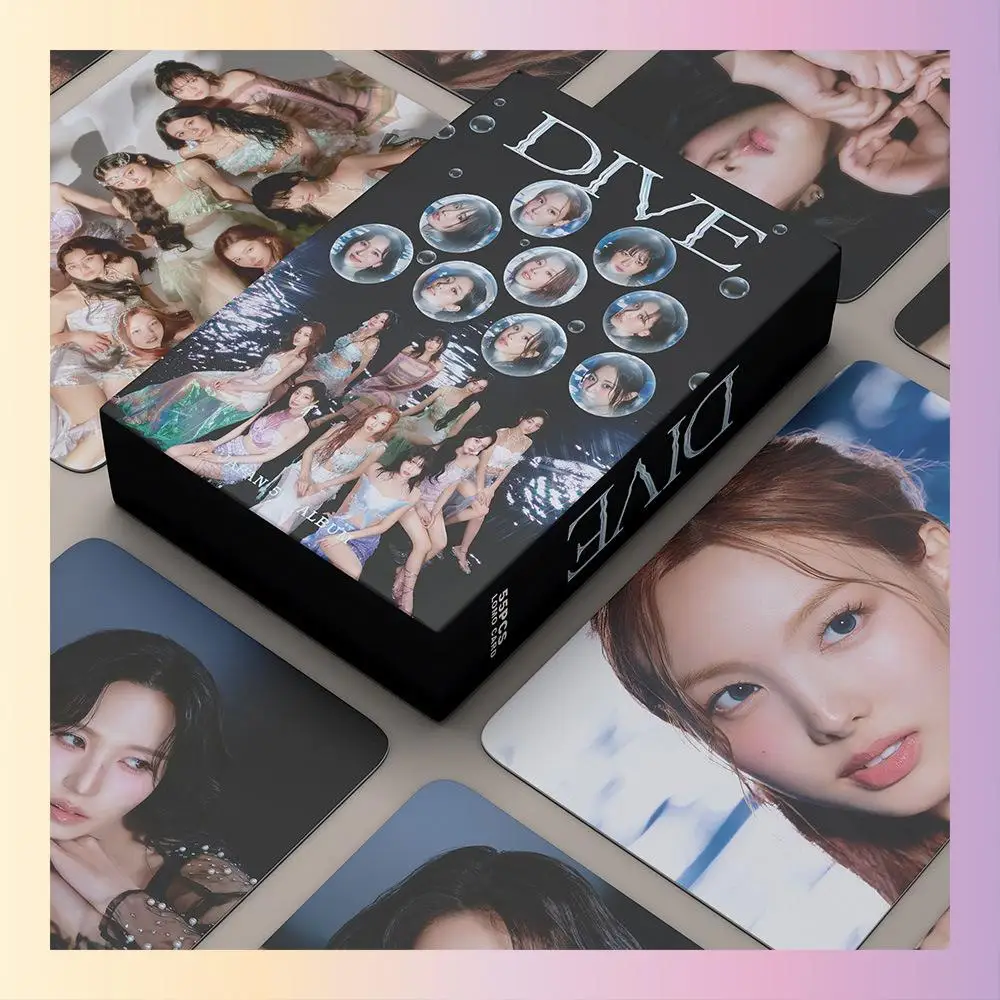 XIURAN 55 Pcs TWICE DIVE Album Lomo Card Kpop Photocards  Postcards  Series