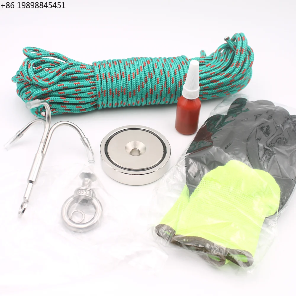 800kg Double‑Sided Underwater Salvage Kit Portable Heavy‑Duty Retrieving Gear for River Lake Outdoor Exploration Work