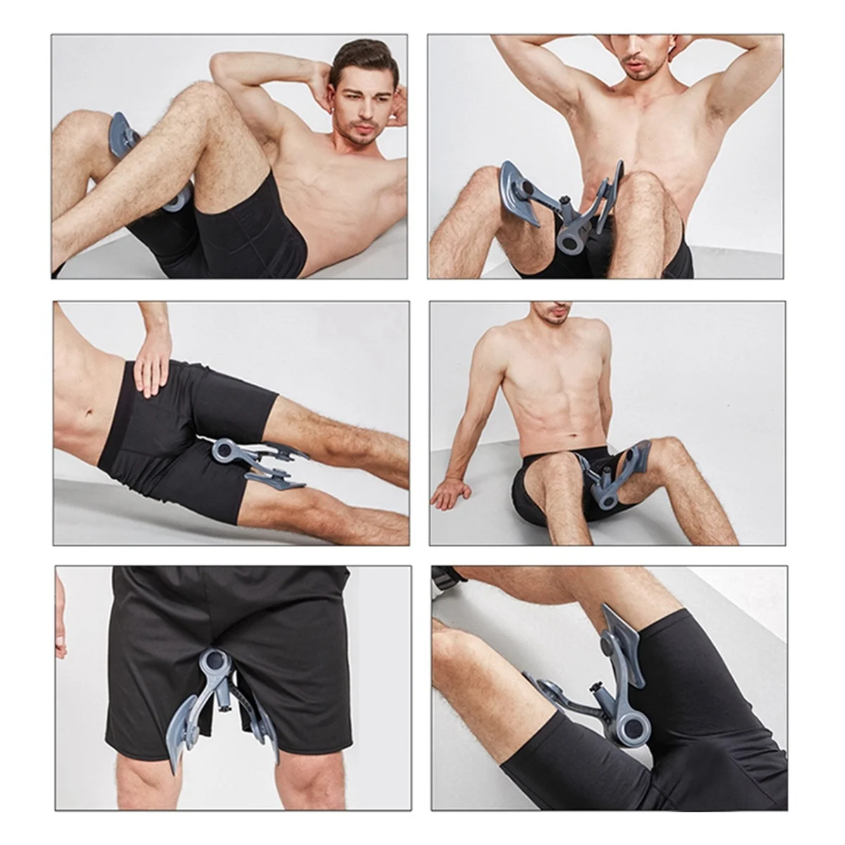 

Lo-ok PC Muscle Training Exerciser Trainer Male Pelvic Floor Muscle Repair Use Exercising for Home Gym Equipment-Grey