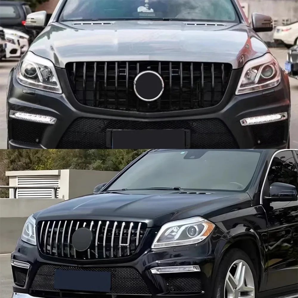 

Передняя решетка радиатора для Mercedes-Benz X166 GL-класса GL500 GL550 GL63 2013-2015, тюнинг-аксессуары, решетки из АБС-пластика