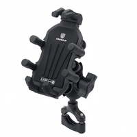 ‌Motorcycle Phone Mount Aluminum Alloy Anti-Vibration Handlebar Bracket Holder for E-Bike Cycling