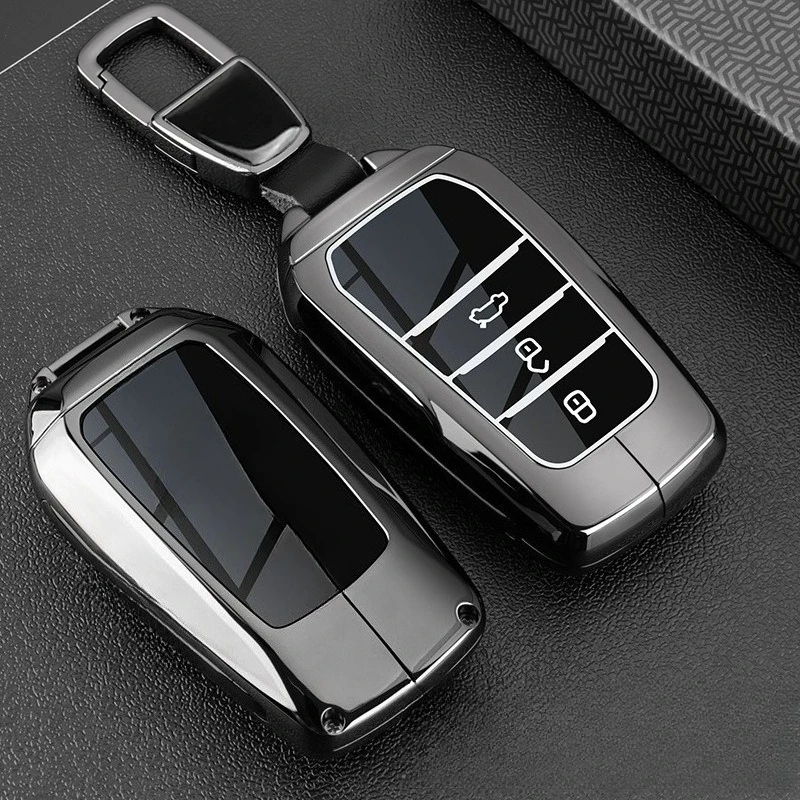 

Premium Zinc Alloy Key Cover Case for Toyota Avalon/Camry/Corolla/Levin/Highlander/RAV4 (2024) - Protective Key Fob Shell
