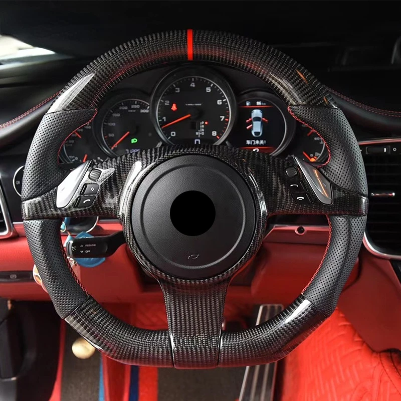 

Аксессуары для салона автомобиля, рулевое колесо из углеродного волокна для Porsche Cayenne, параметра Macan 911