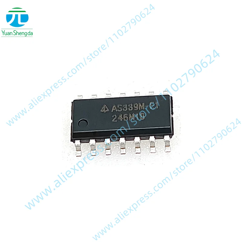 

5PCS New Original AS339MTR-E1-G1 Power Management IC SOP-14 AS339M-E1