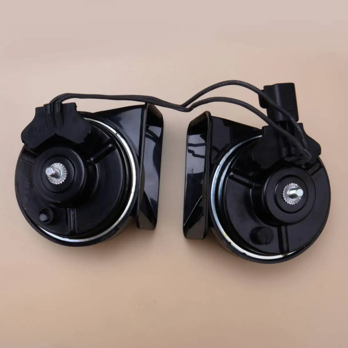 BB5Z13832A 12V Dual High Low Note Electric Snail Horn Waterproof Fit for Ford Explorer Expedition Edge Mustang Raptor