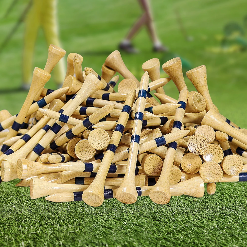 

100 Pcs Golf Spikes Golfs Holder Base Supplies Mixed Color Tees Replaceable