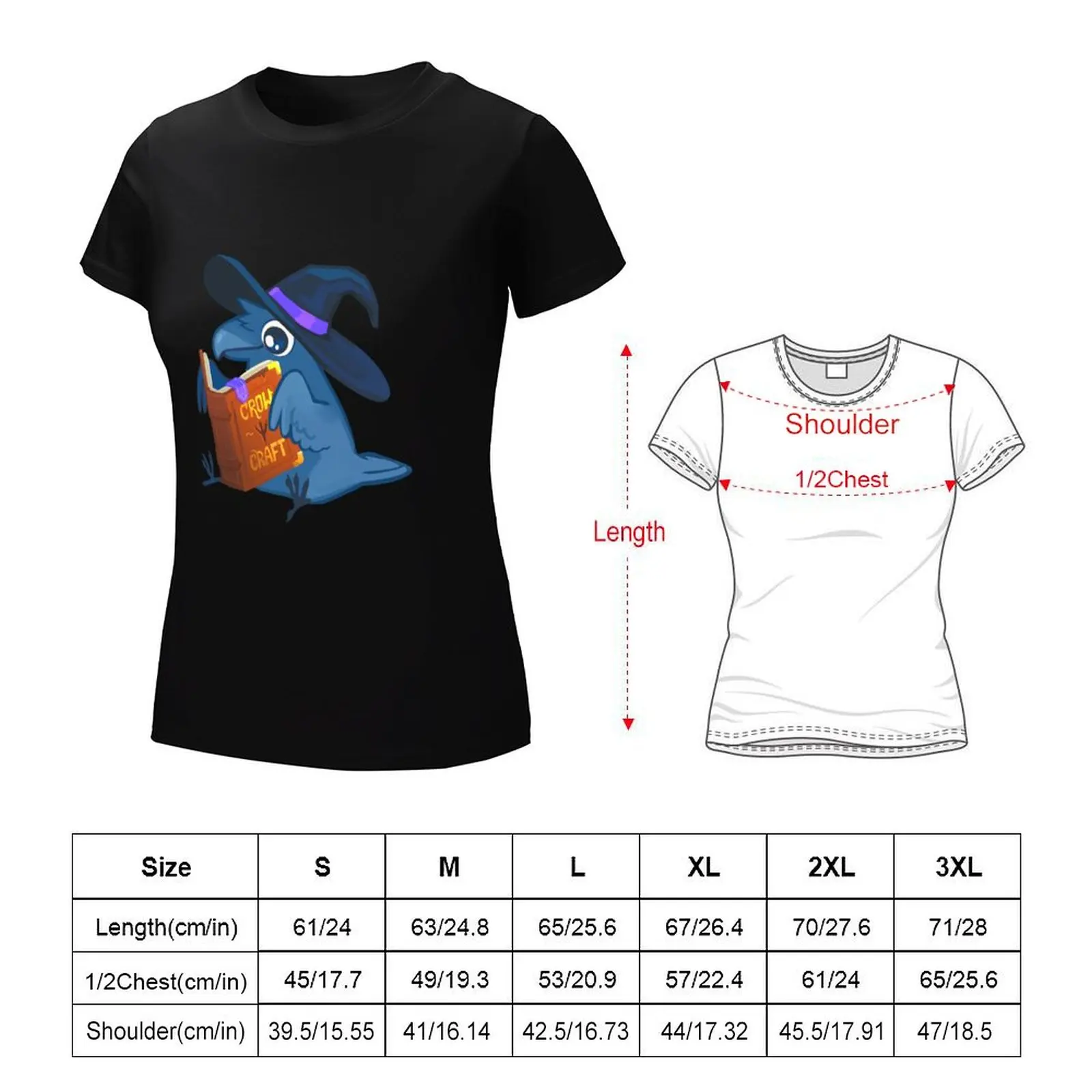 Crowcraft T-Shirt Blouse Female clothing graphics tees workout shirts for Women