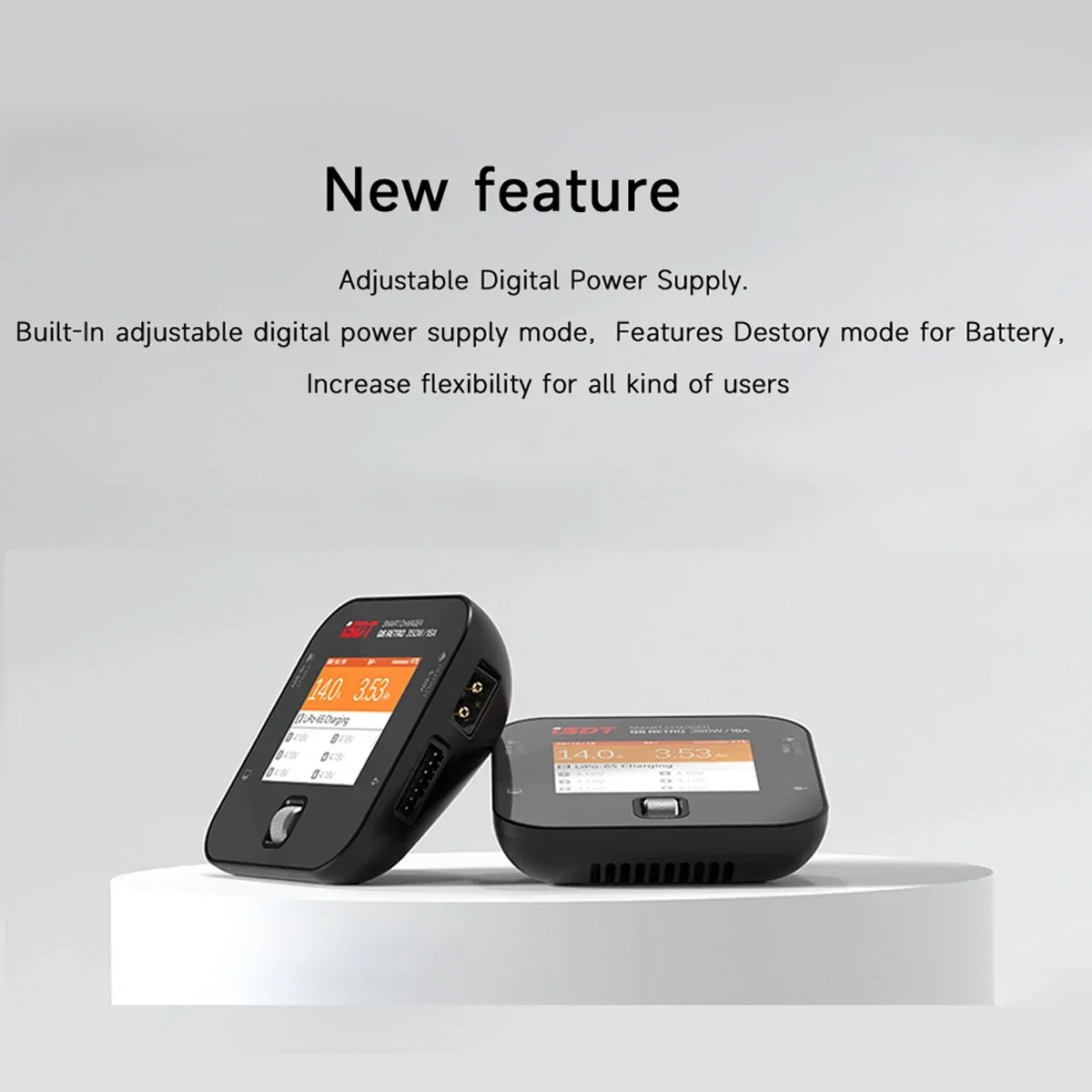 ISDT Q6 retro 350W 16A DC Lipo Battery  Balance Charger Discharger for 2-6S Digital Battery Li-Po Li-Hv Li-Ion Li-Fe NiMH Ni-Cd