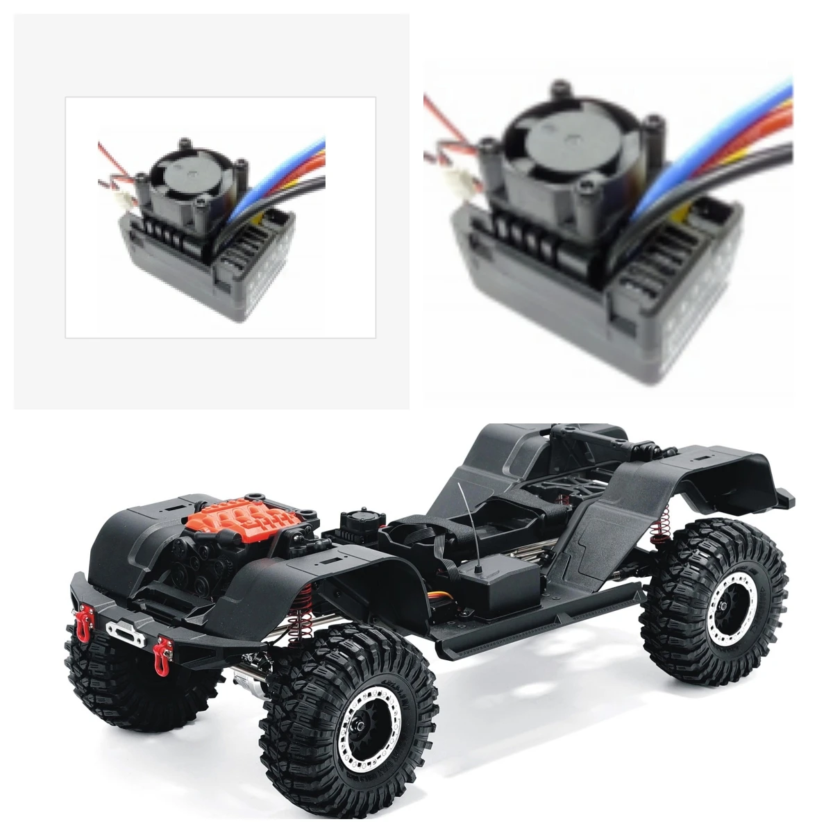 

Original Accessories RGT R86900 ESC -80A（1080） for EX86150 1/10 Crawler Model Car-Pathfinder