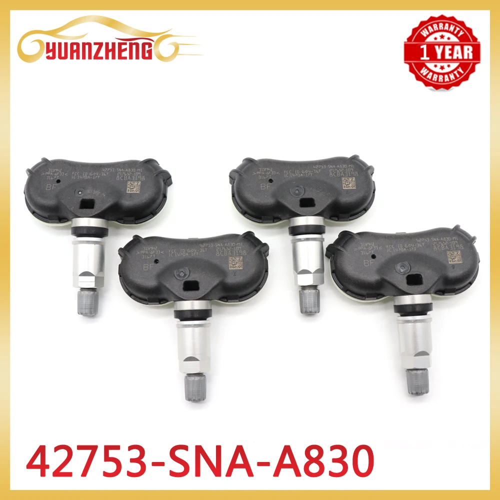 Sensor de Pressão dos Pneus TPMS 315Mhz 42753-SNA-A830-M1 42753-SNA-A830 Para HONDA Civic CR-Z Element Fit Insight Odyssey Para ACURA CSX