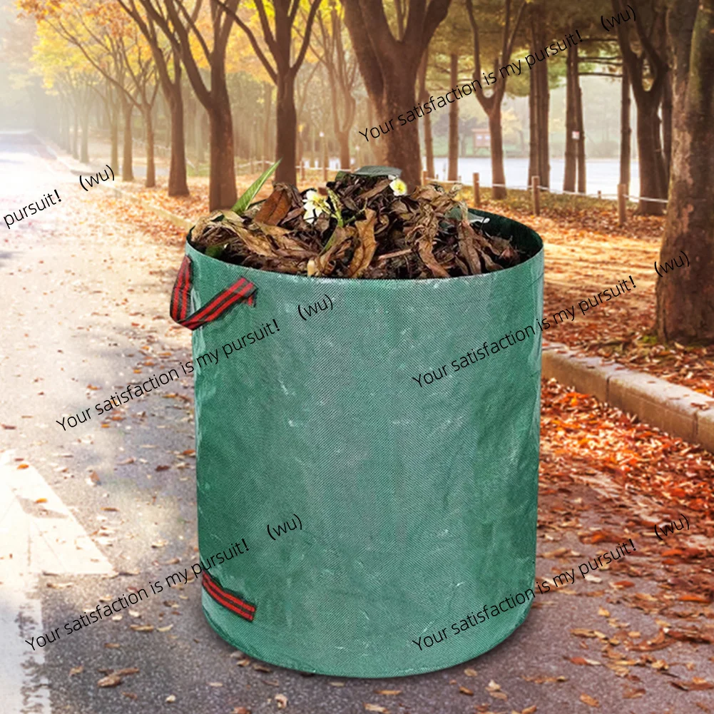 Garden garbage bag 500 liters, large capacity, reusable, waterproof