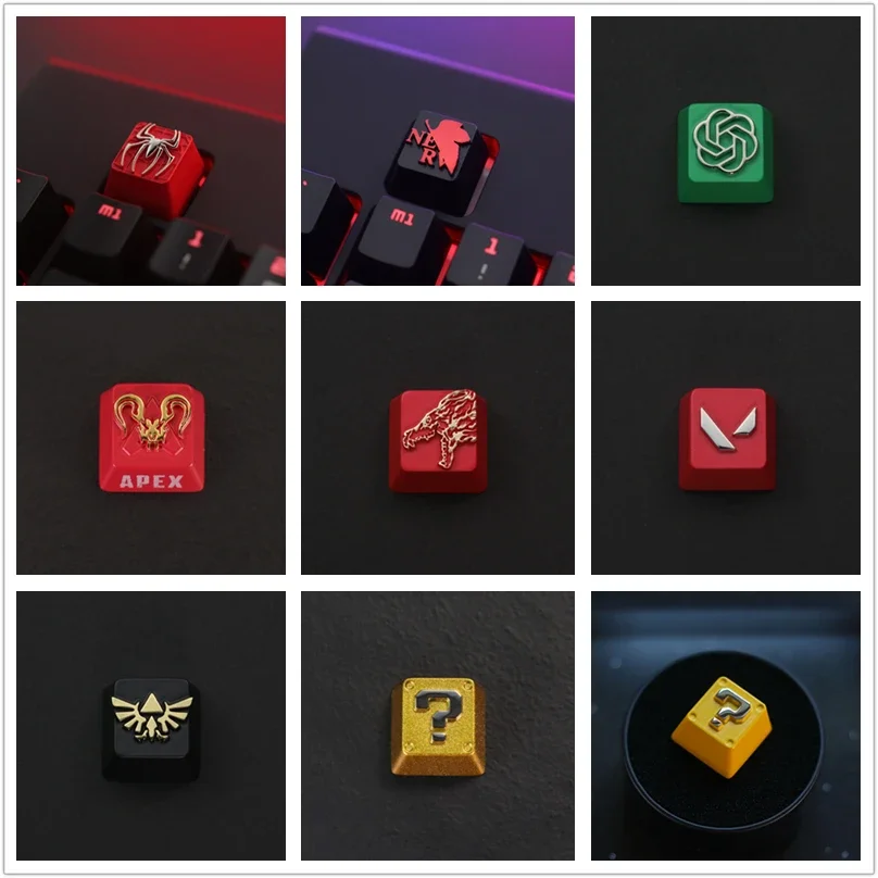 Apex Csgo Keystone цинковый алюминиевый сплав Key Cap R4 высота стереоскопический рельефный колпачок для клавиш MX Switch механическая клавиатура