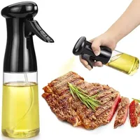 200ML Oil Spray Bottle Kitchen Cooking Olive Oil Dispenser Camping BBQ Baking Vinegar Soy Sauce Pneumatic Sprayer Containers