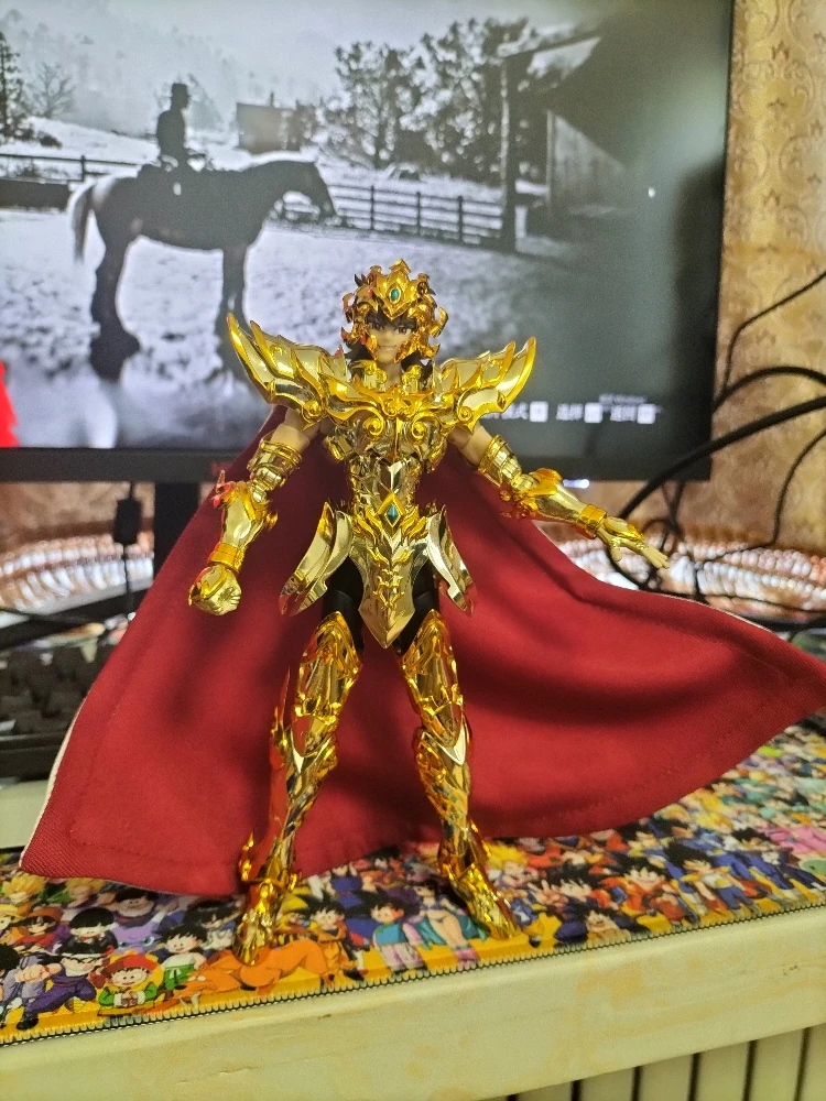 Action Figure Saint Seiya In Stock Toypoint Myth Cloth Soul Of God Sog Ex Leo Aiolia With Totem Object Knights Of The Zodiac Toy